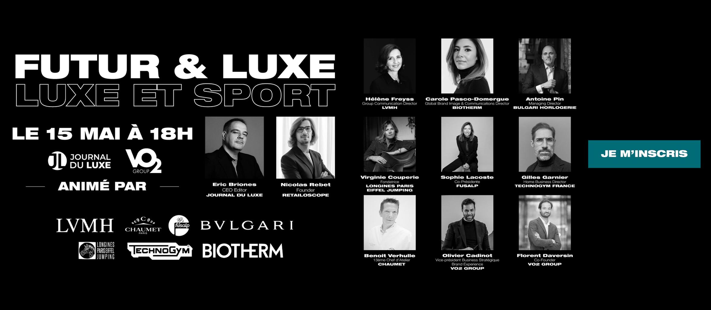 Webinar Luxe & Sport : quelles opportunités le sport offre-t-il au futur du luxe ?
