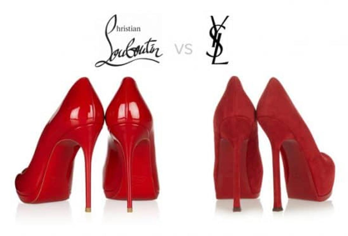chaussure rouge luxe