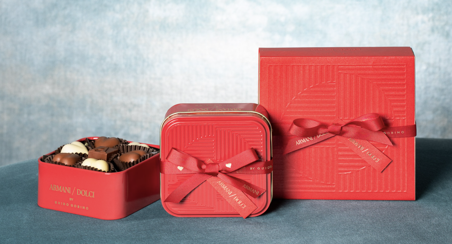 armani chocolats de saint valentin 2025