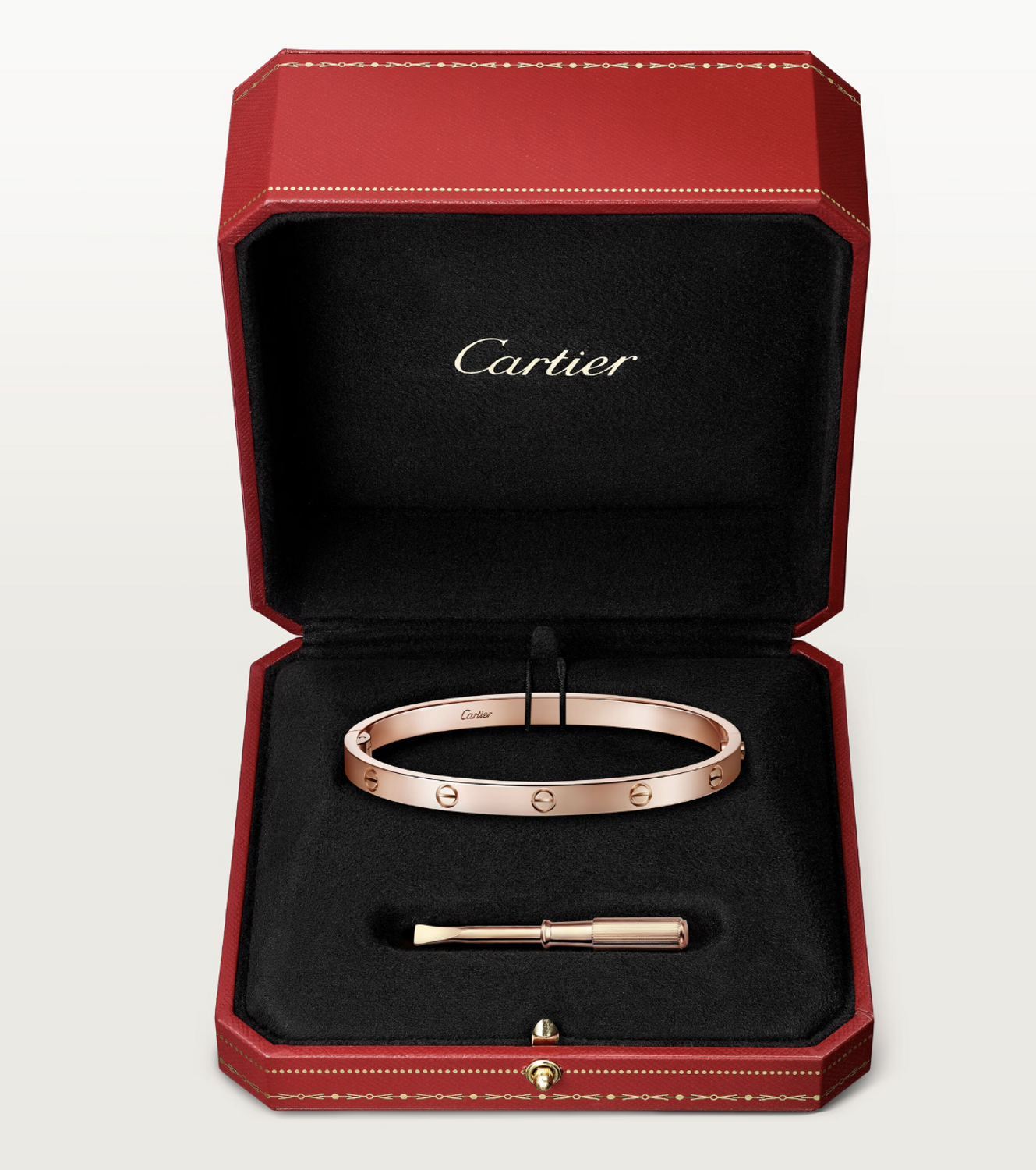 cartier bracelet love avec son tournevis