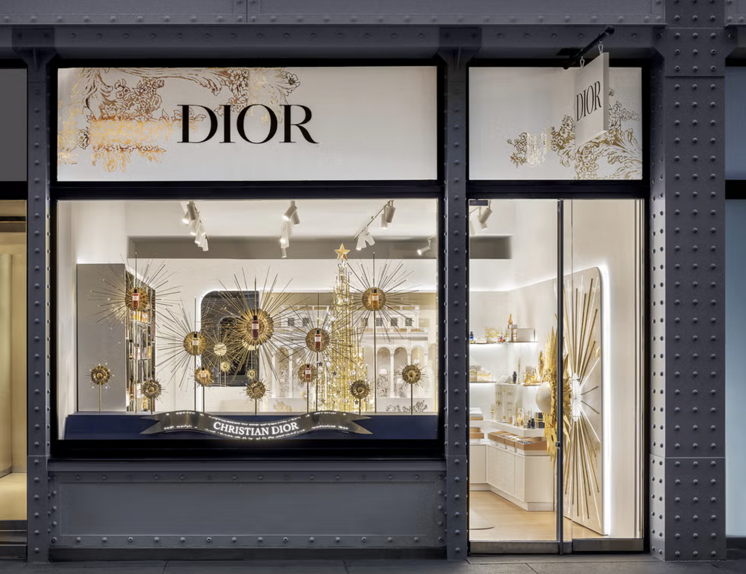 première boutique dior beauté parfums aux etats unis