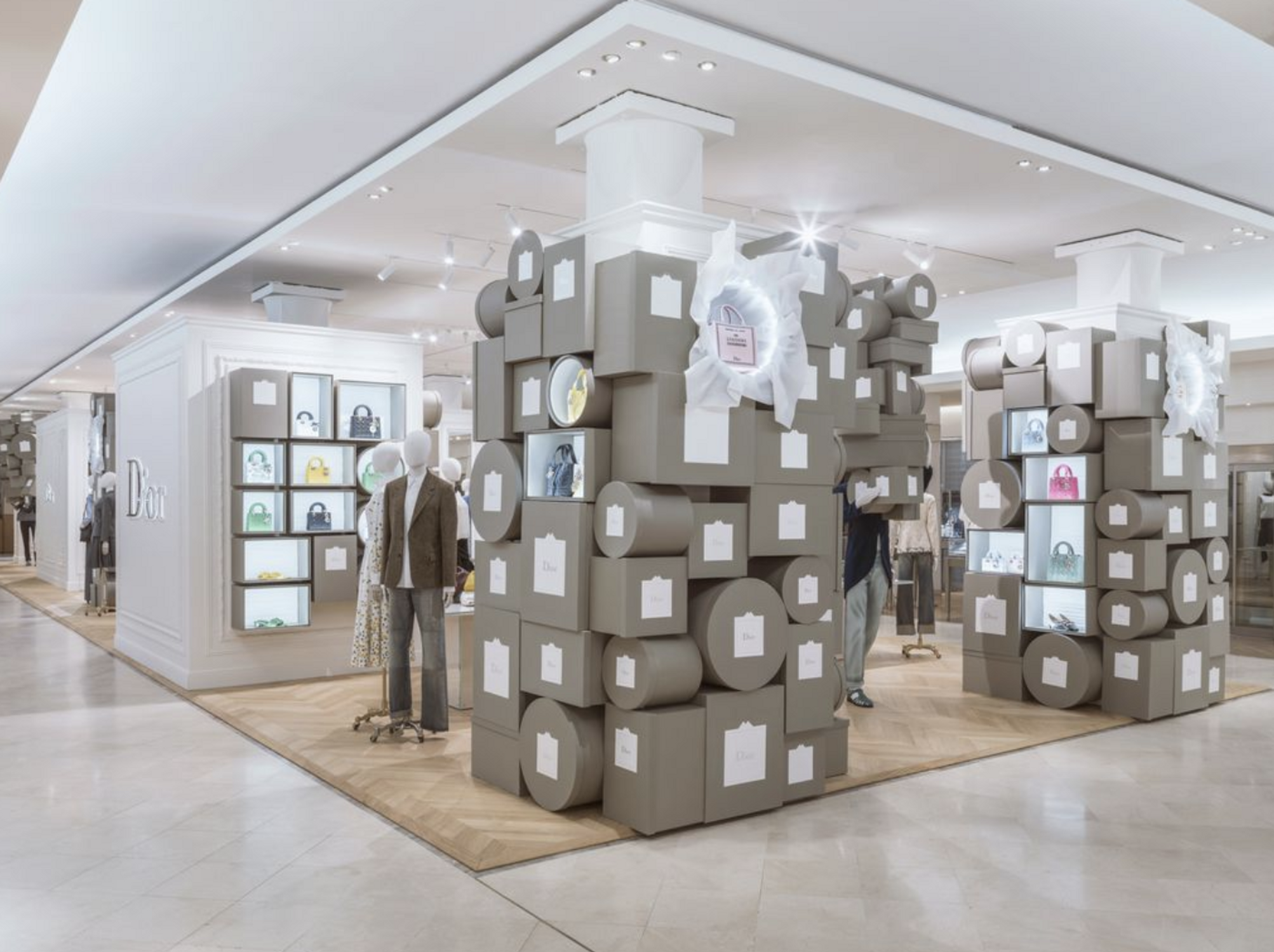 dior au bon marché, opération pop up