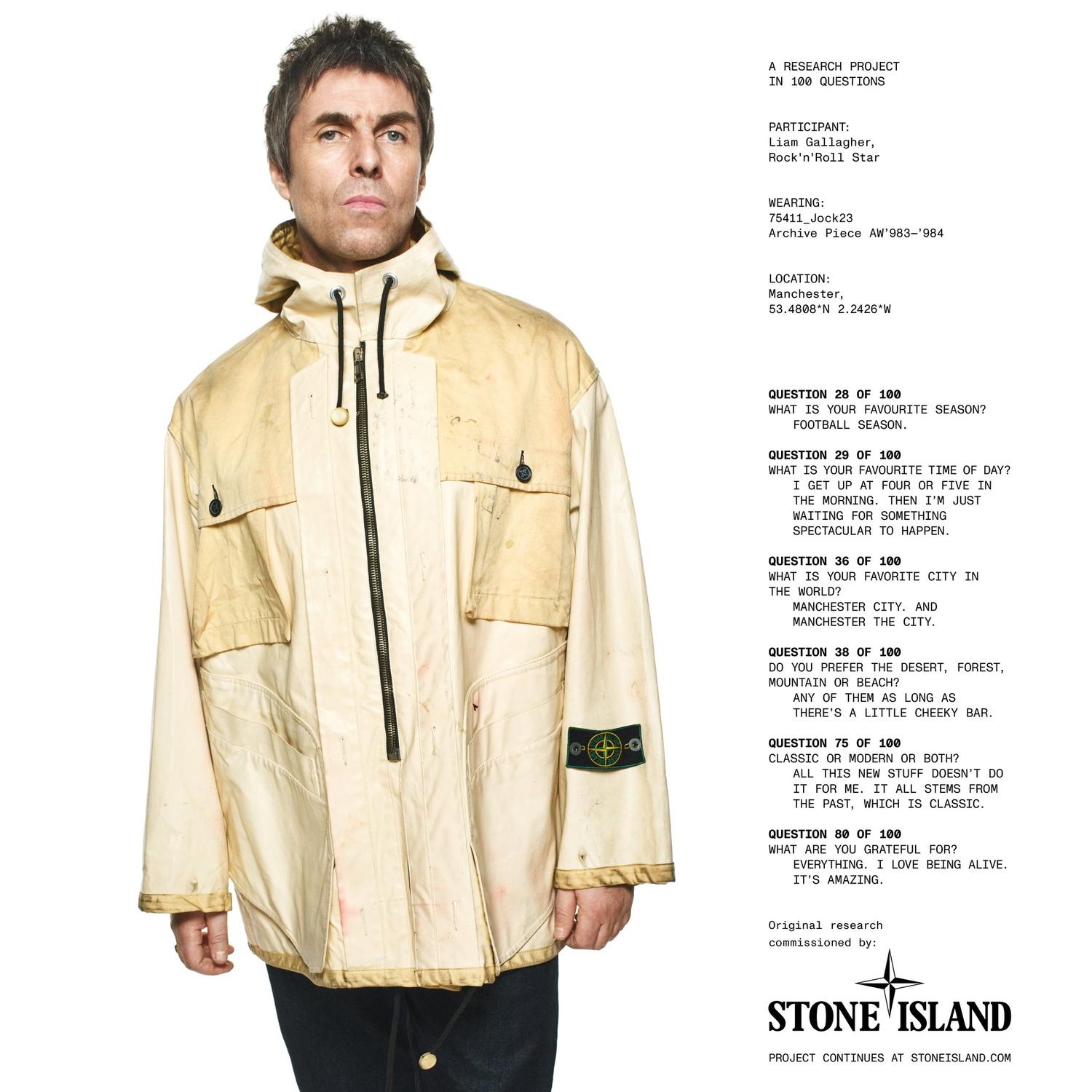 stone island oasis liam gallagher