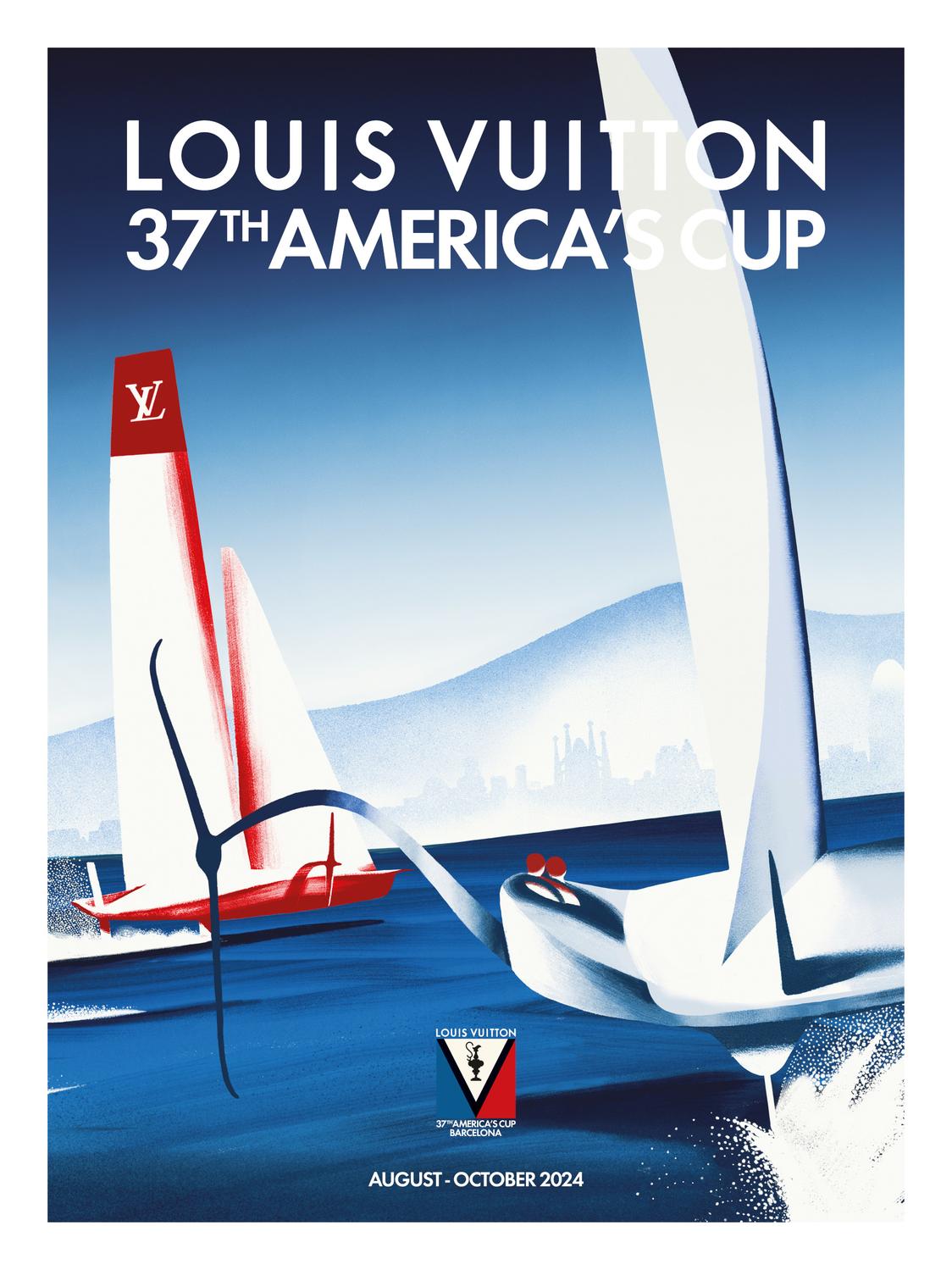 louis vuitton affiche americas cup