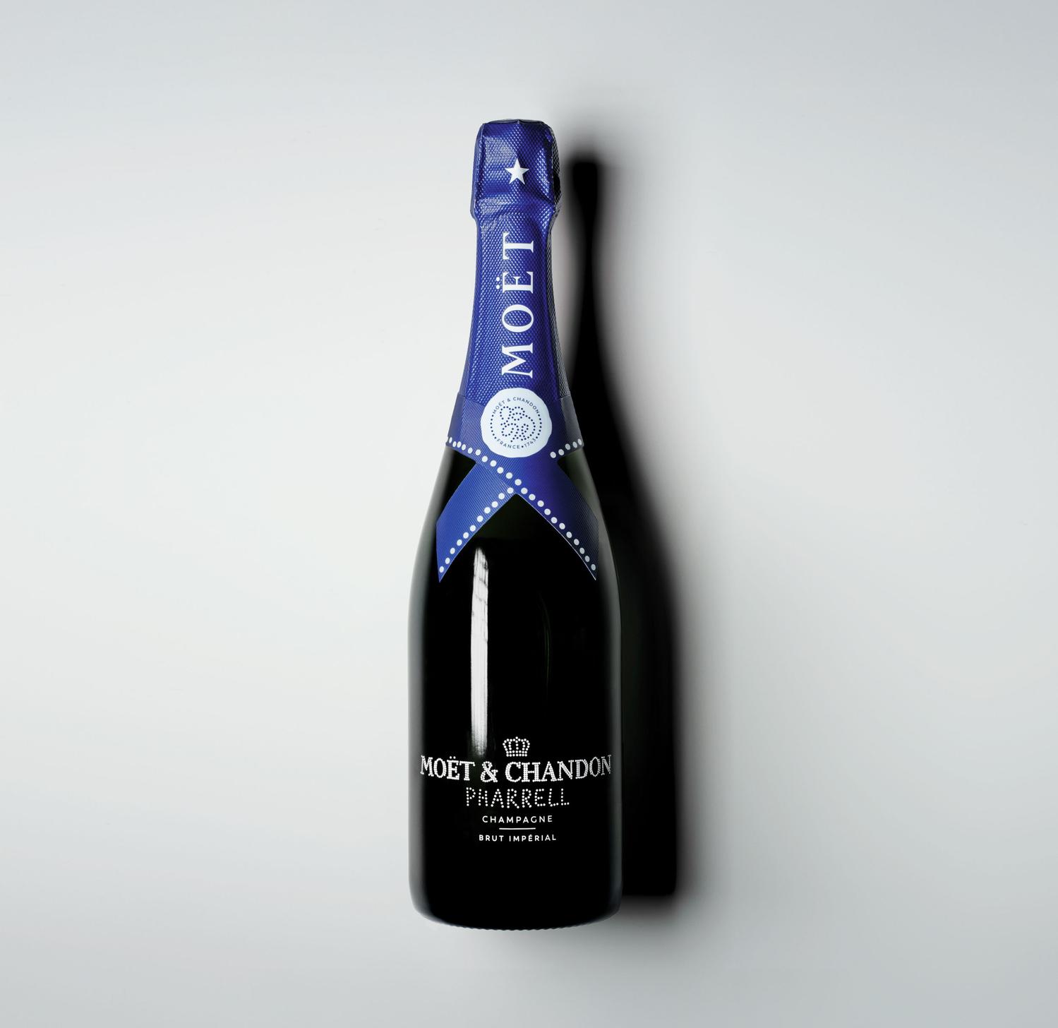 pharrell williams moet chandon collaboration champagne