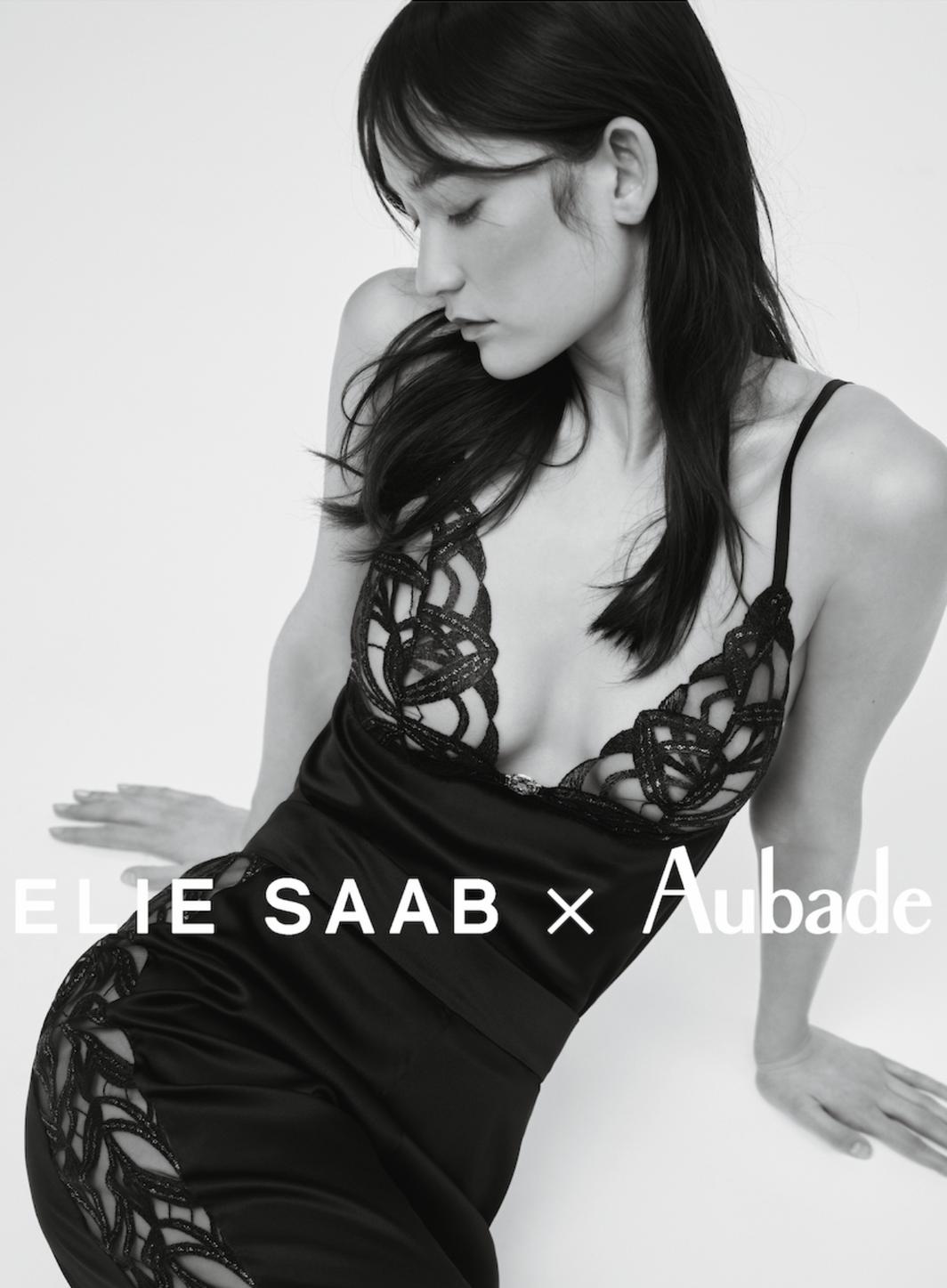 Elie Saab lance sa collection de lingerie avec Aubade.