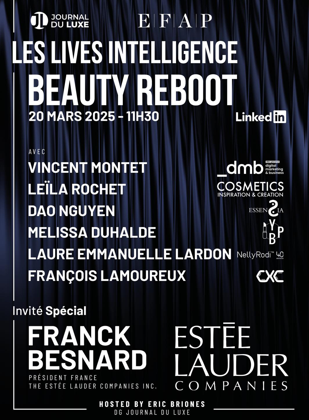 Live Intelligence spécial "Beauty Reboot" : RDV le 20 mars