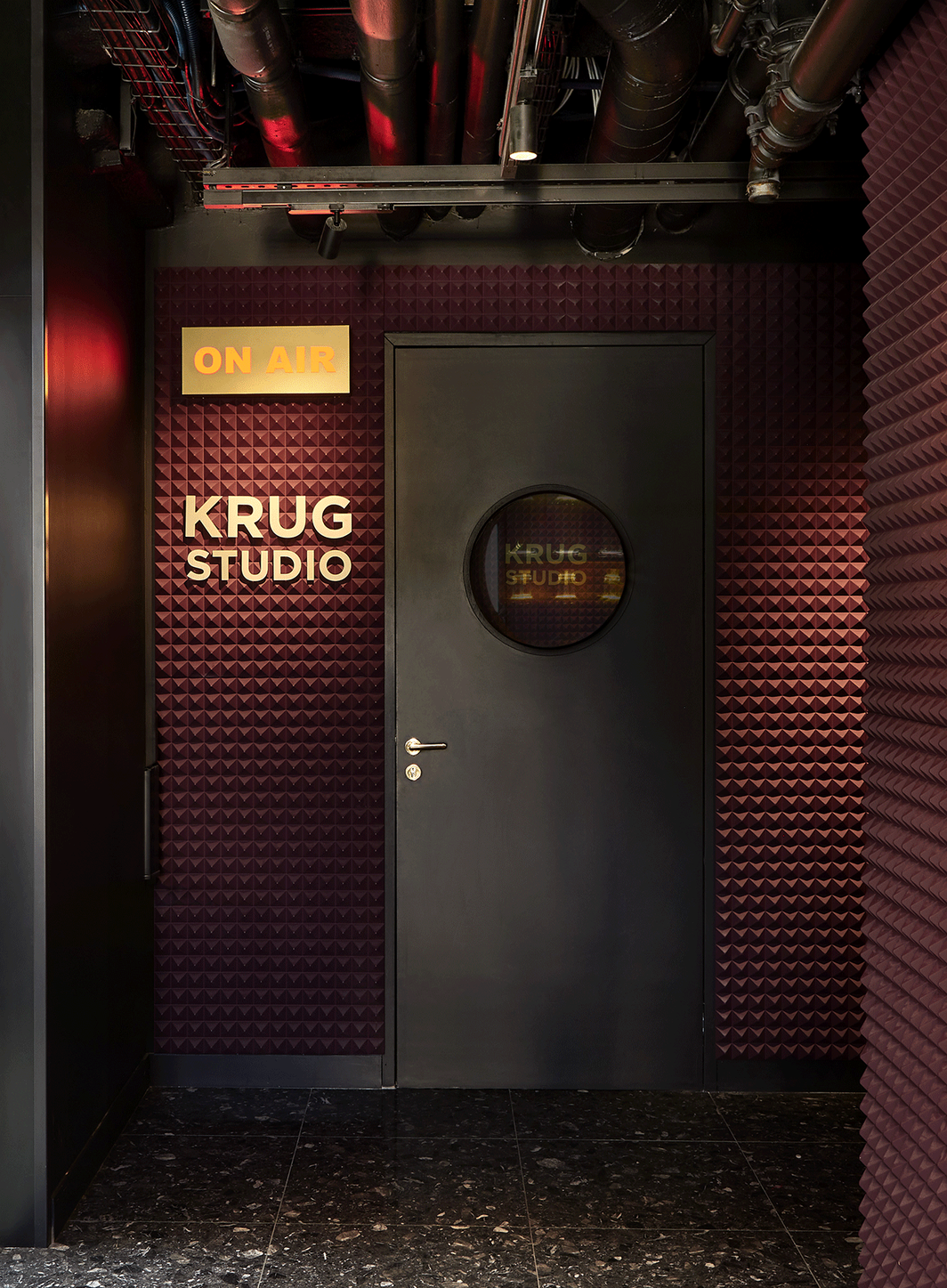 Des accords musique et champagne au Krug Studio de La Samaritaine.