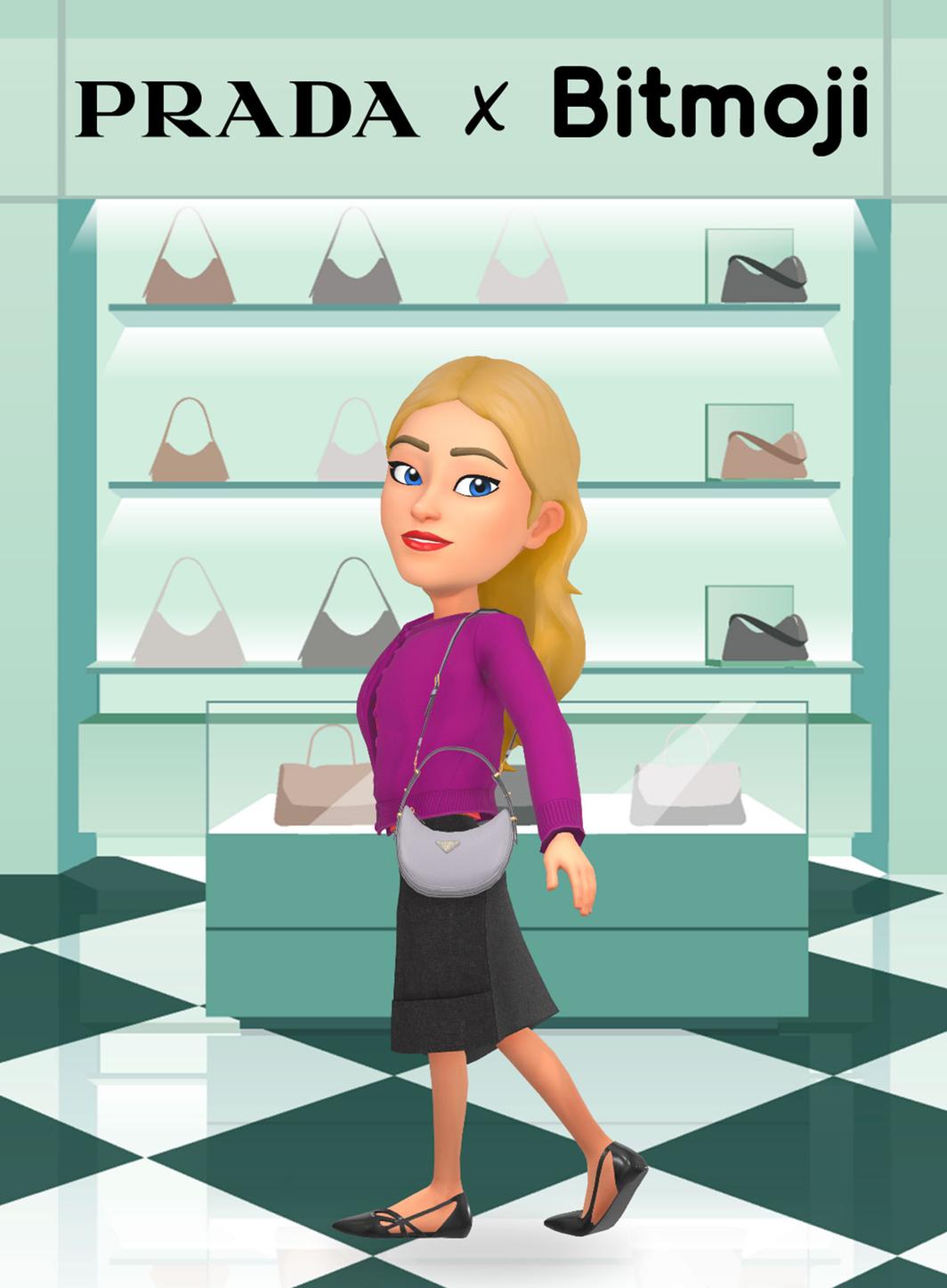 Prada et Miu Miu inaugurent les premiers sacs de luxe en Bitmoji sur Snapchat