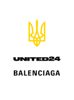 Balenciaga commercialise des t-shirts pour soutenir l'Ukraine.