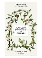 Chanel : un jardin éphémère parisien dédié à la fleur d'oranger.