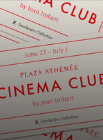 Jean Imbert inaugure le Plaza Cinéma Club.