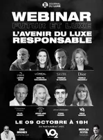 Webinar "L’avenir du Luxe responsable" : le résumé