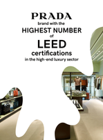 Prada, première marque de luxe pour la certification LEED de ses bâtiments.