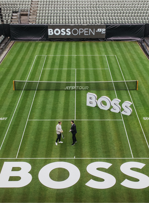 BOSS donne son nom au tournoi de tennis Weissenhof.