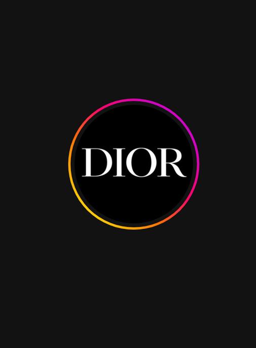 Dior, leader mode des interactions Instagram en 2022.