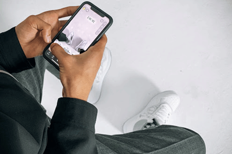 Dior lance sa sneaker B27 en réalité augmentée avec Snapchat.