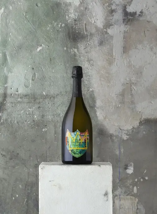 Dom Pérignon dévoile une bouteille hommage à Jean-Michel Basquiat