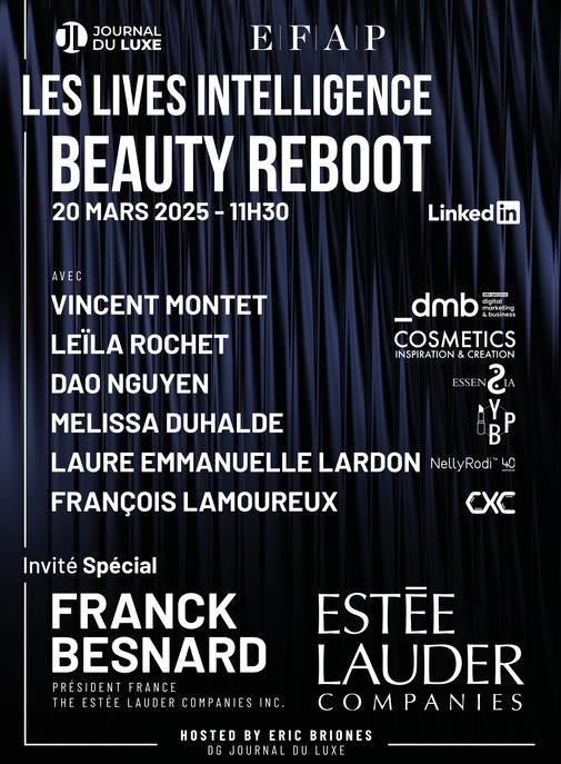 Live Intelligence spécial "Beauty Reboot" : RDV le 20 mars