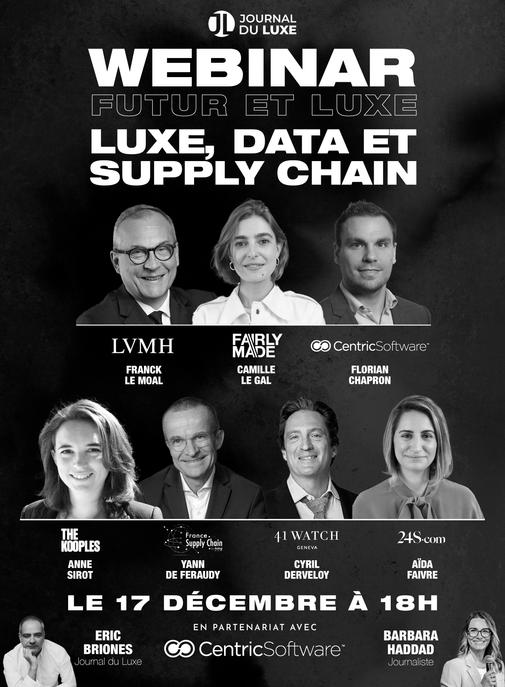 Webinar "Data, Supply Chain & Luxe" : rendez-vous le 17 décembre