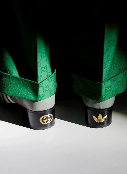 Gucci dévoile sa collaboration avec Adidas Originals.
