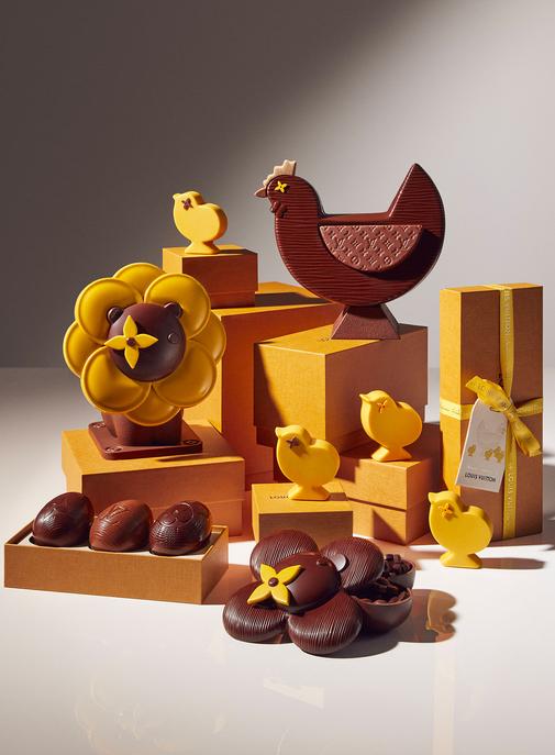 Louis Vuitton : des chocolats de luxe pour Pâques 2024.
