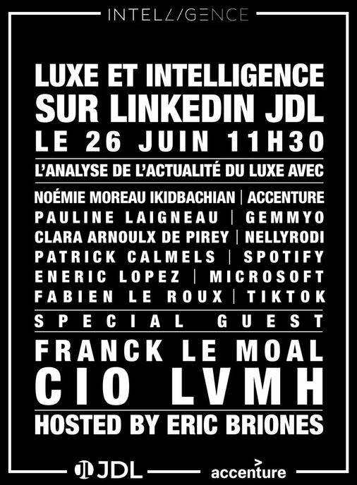 Journal du Luxe Intelligence spécial "Smart" : rendez-vous le 26 juin à 11h30
