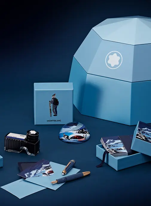 Montblanc imagine un coffret unique pour les fêtes de fin d’année.