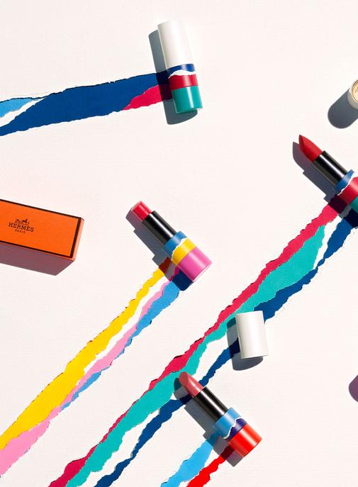 Hermès pose ses valises en Scandinavie pour une collection de rouges à lèvres en édition limitée
