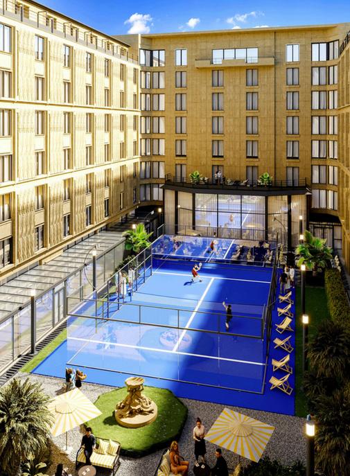 En plein Paris, l’Hôtel du Collectionneur se met au padel