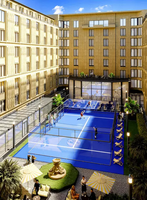 En plein Paris, l’Hôtel du Collectionneur se met au padel