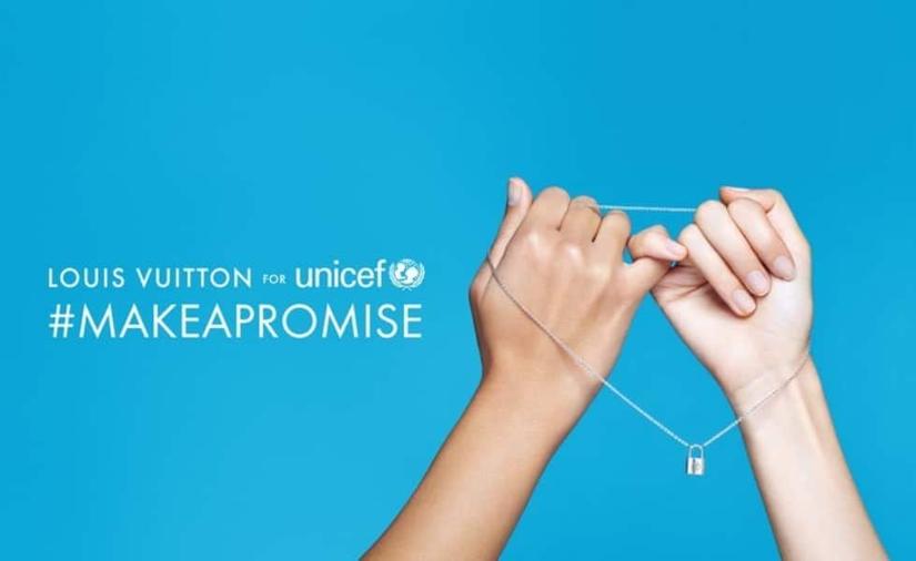 #MakeAPromise, Louis Vuitton soutient l’Unicef
