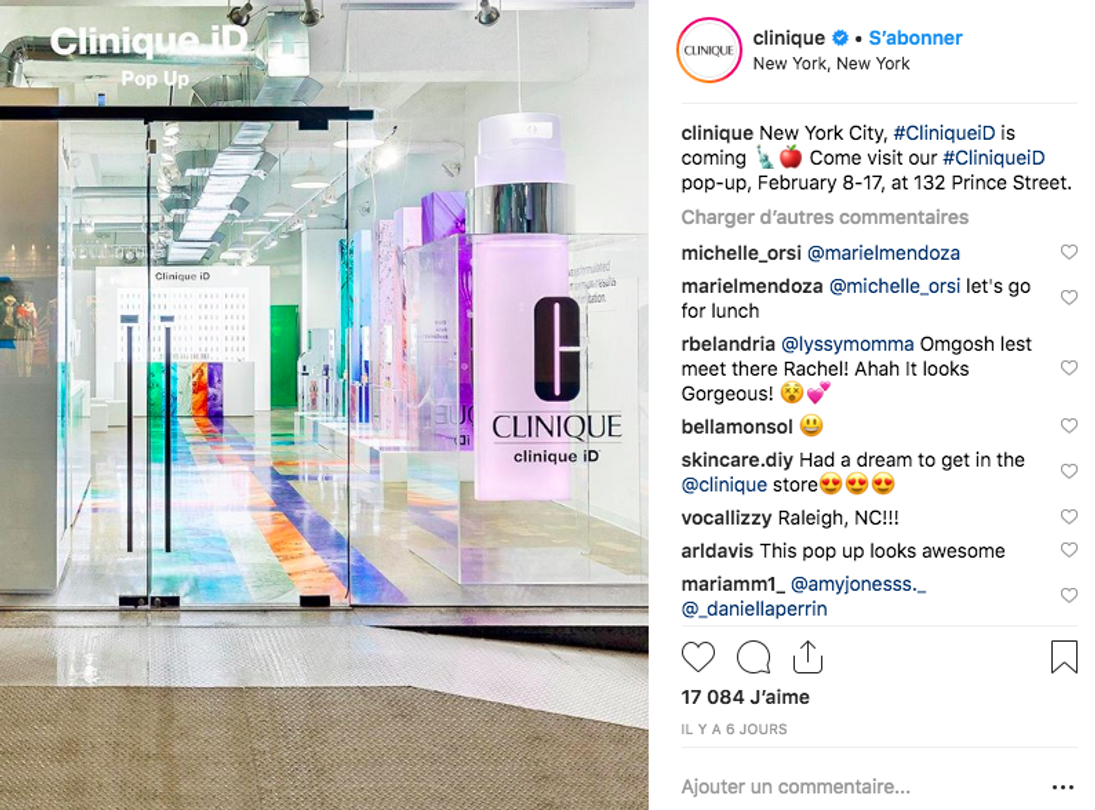 Clinique iD pop up