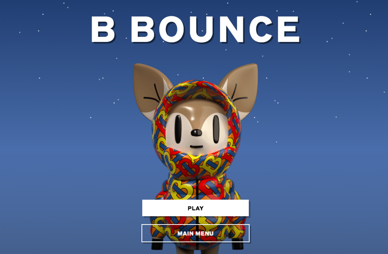 B Bounce gamification Burberry