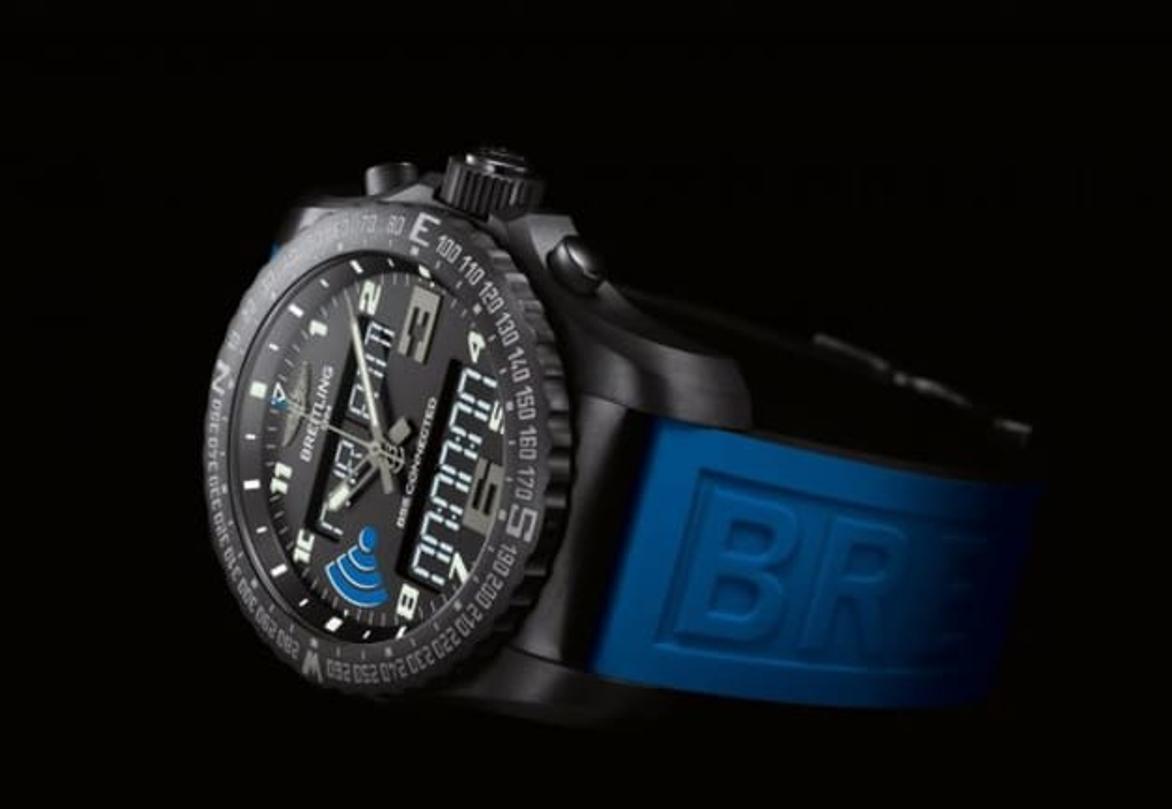 luxe bleu connecté watch