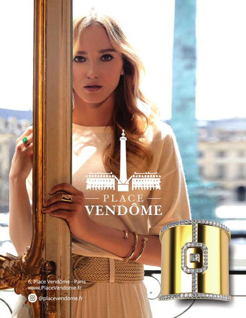 Place Vendôme campagne Zhanna Brass