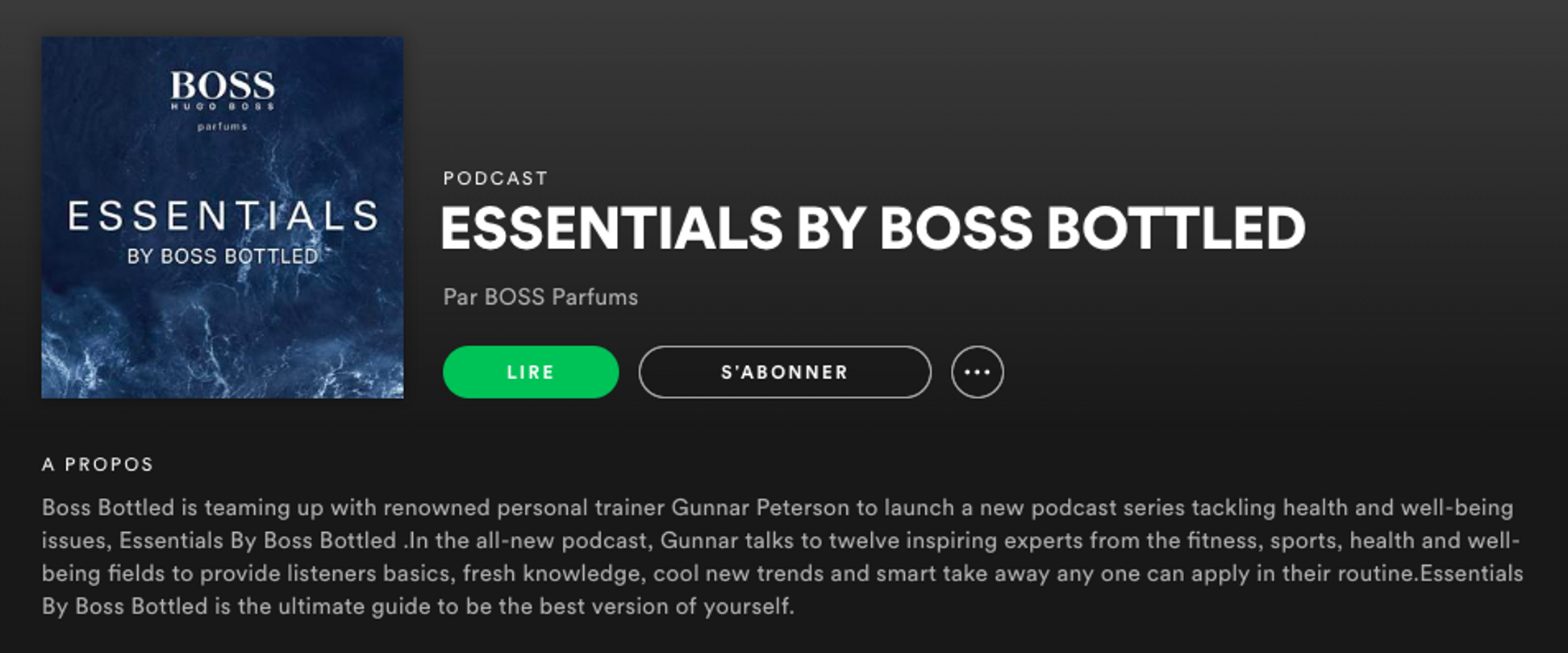 Podcast Essentials Hugo Boss