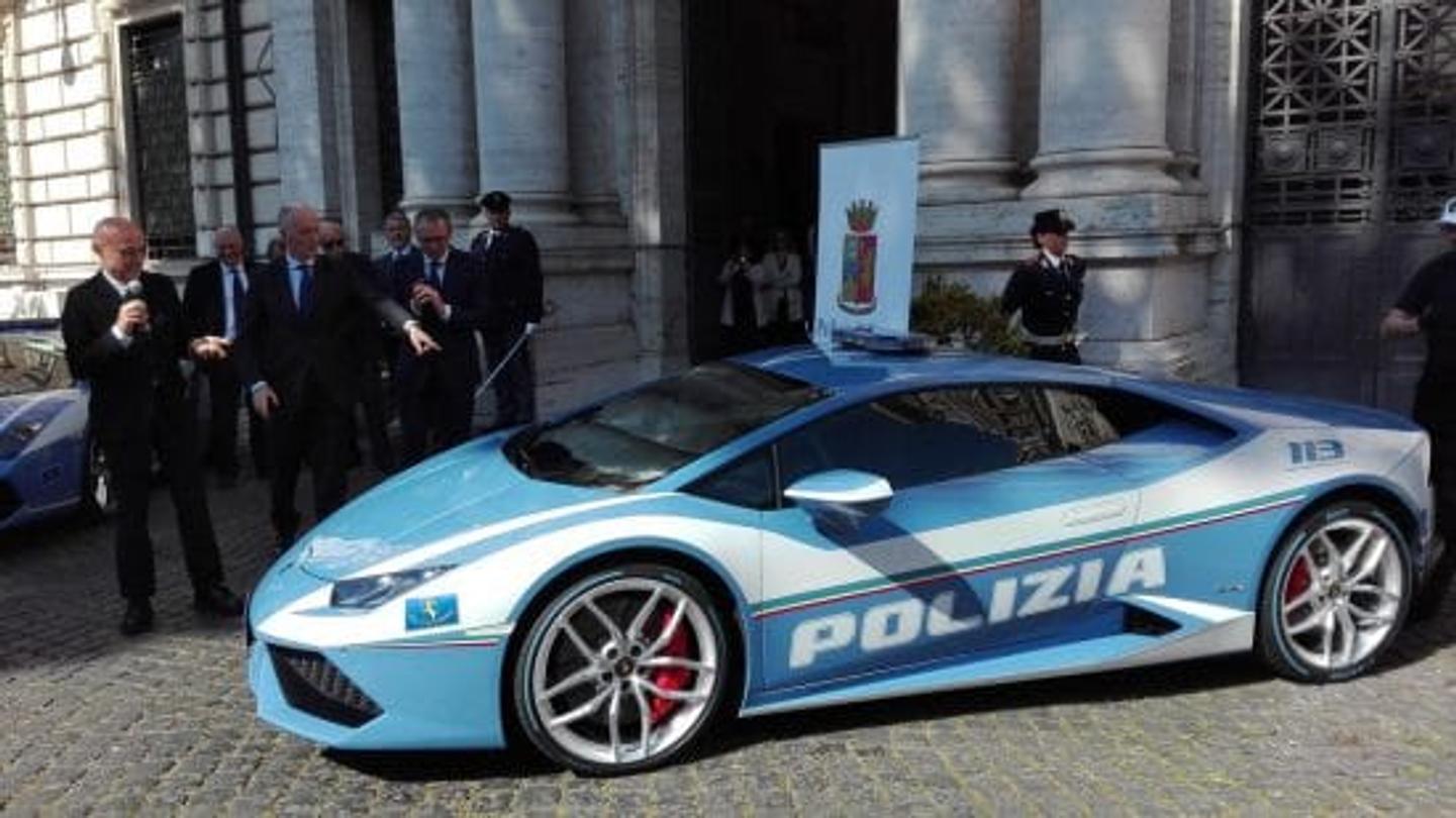 police italie lamborghini