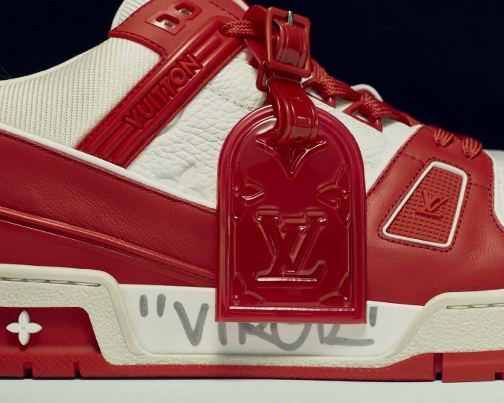 red abloh lv trainers sotheby's