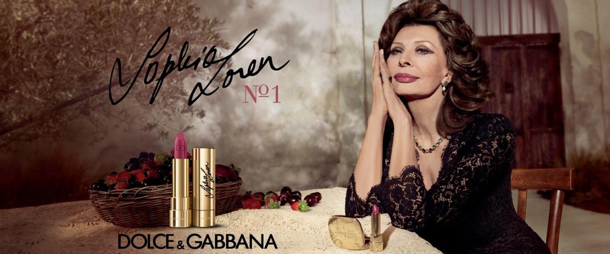 Sophia Loren Dolce Gabbana
