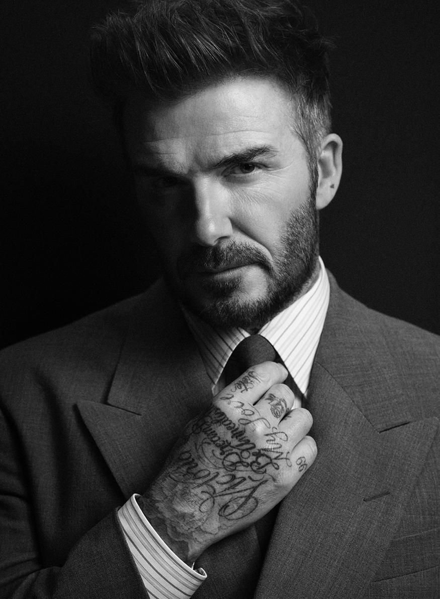 David Beckham Hugo Boss collaboration mode