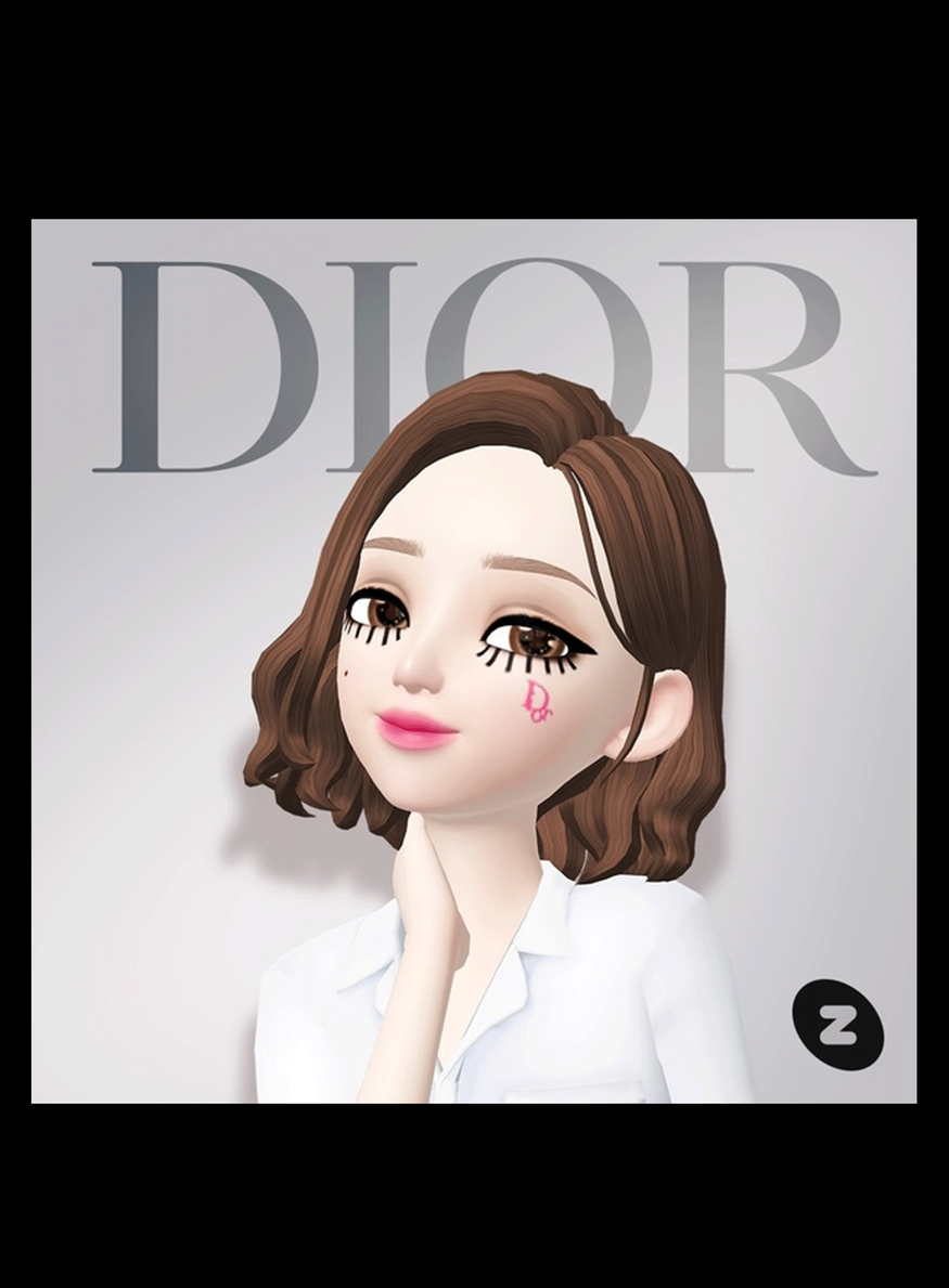 Dior maquillage virtuel Zepeto avatar