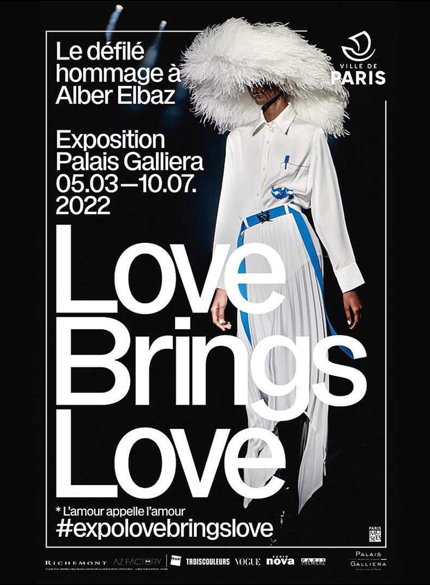 love brings love elbaz palais galliera exposition luxe mode