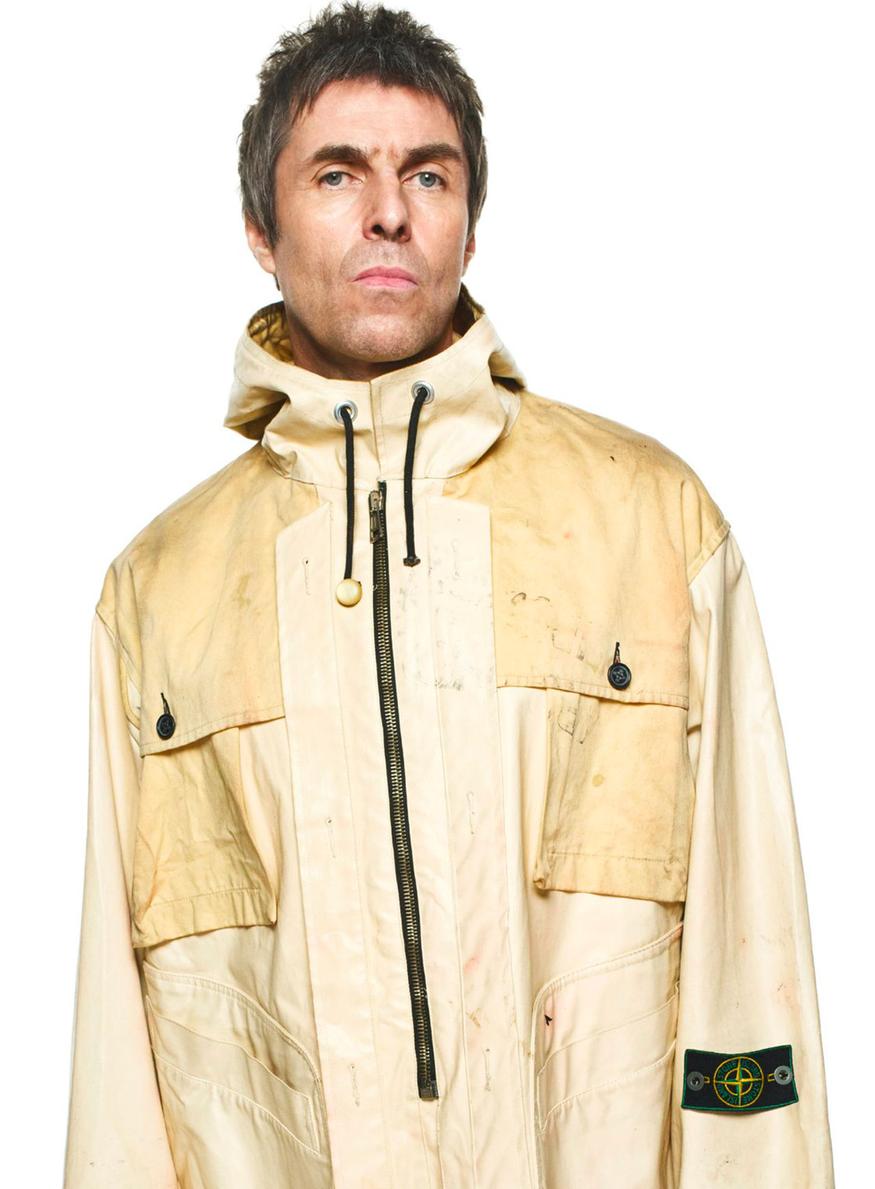 Liam Gallagher pour Stone Island parka