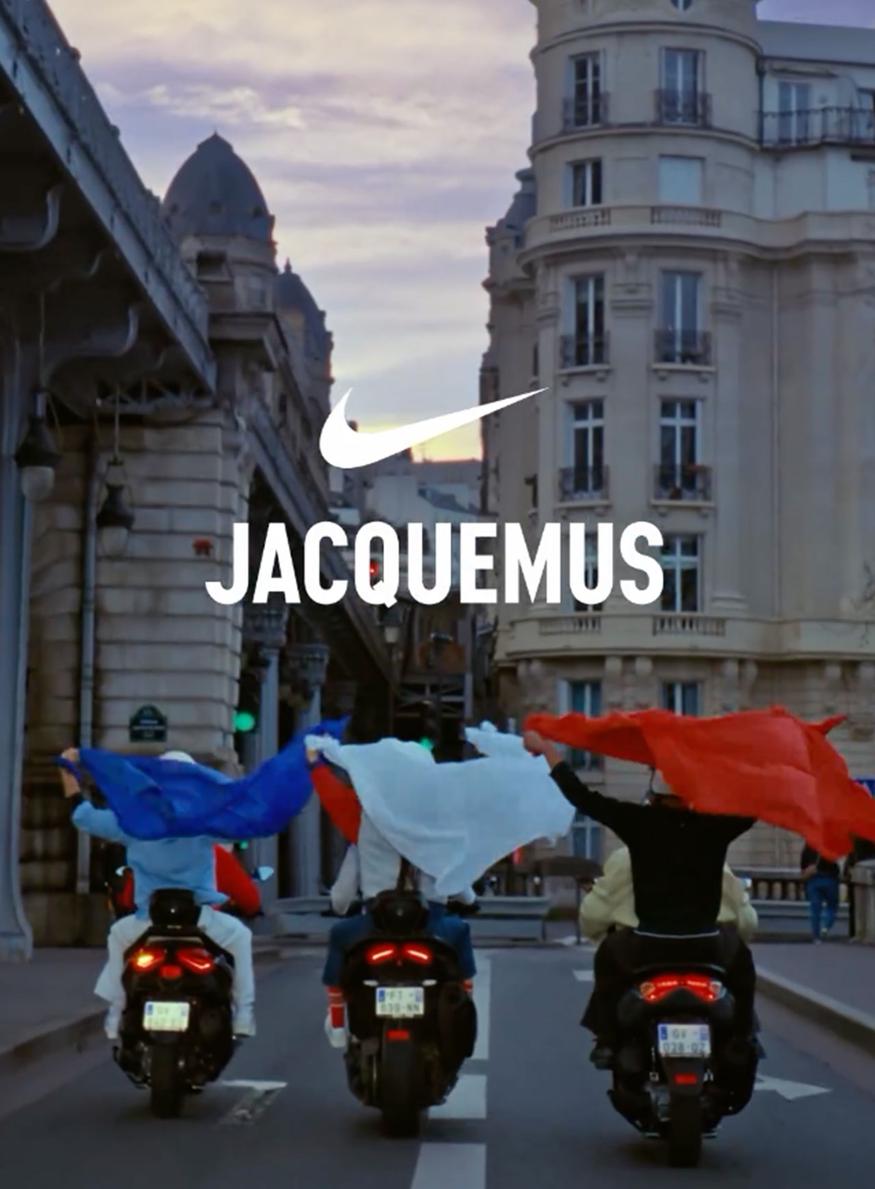 Simon Porte Jacquemus réalise le clip de sa collaboration avec Nike - sport et luxe