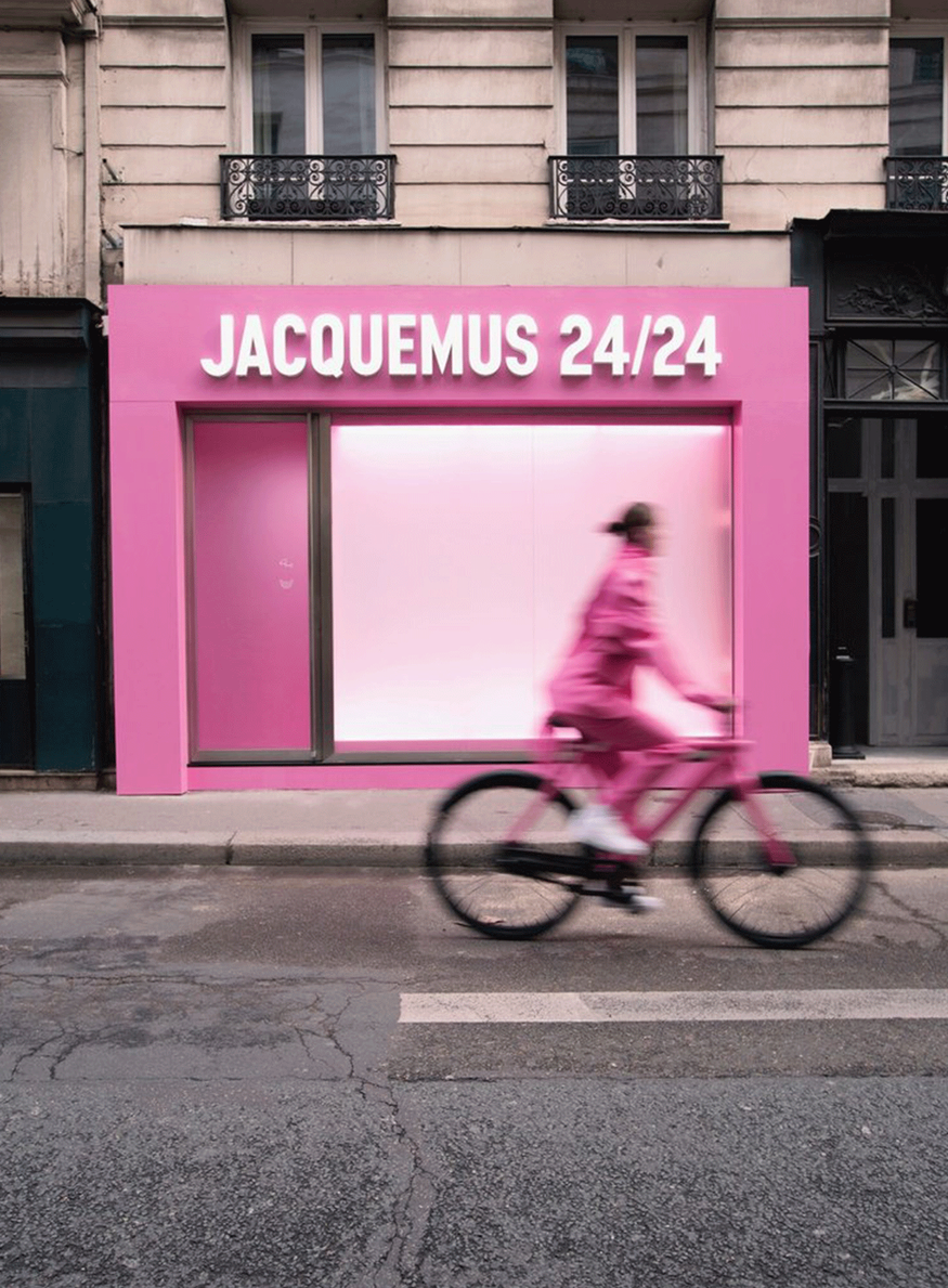 pop up jacquemus distributeur 2021 paris richelieu