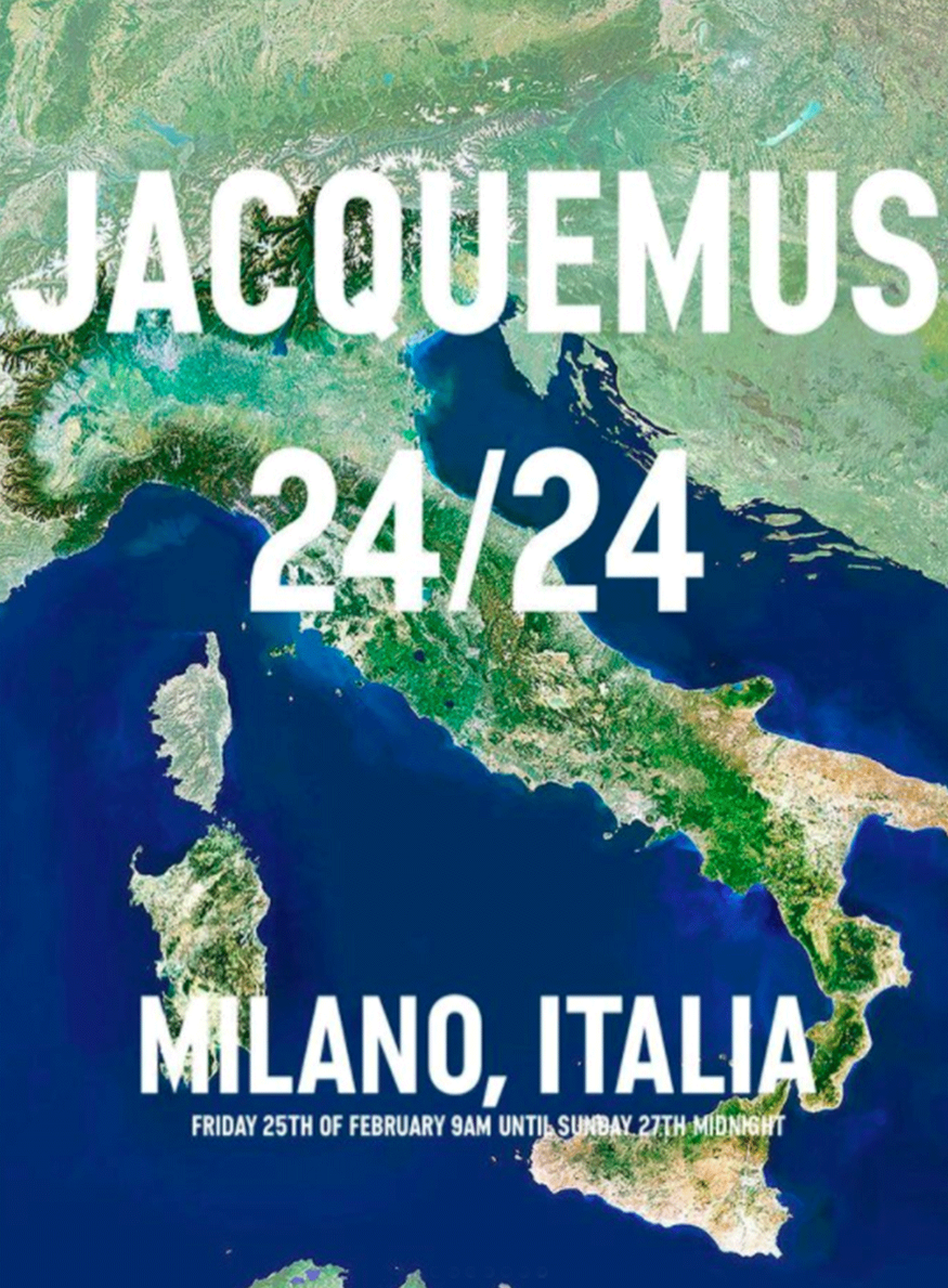 Jacquemus distributeur italie