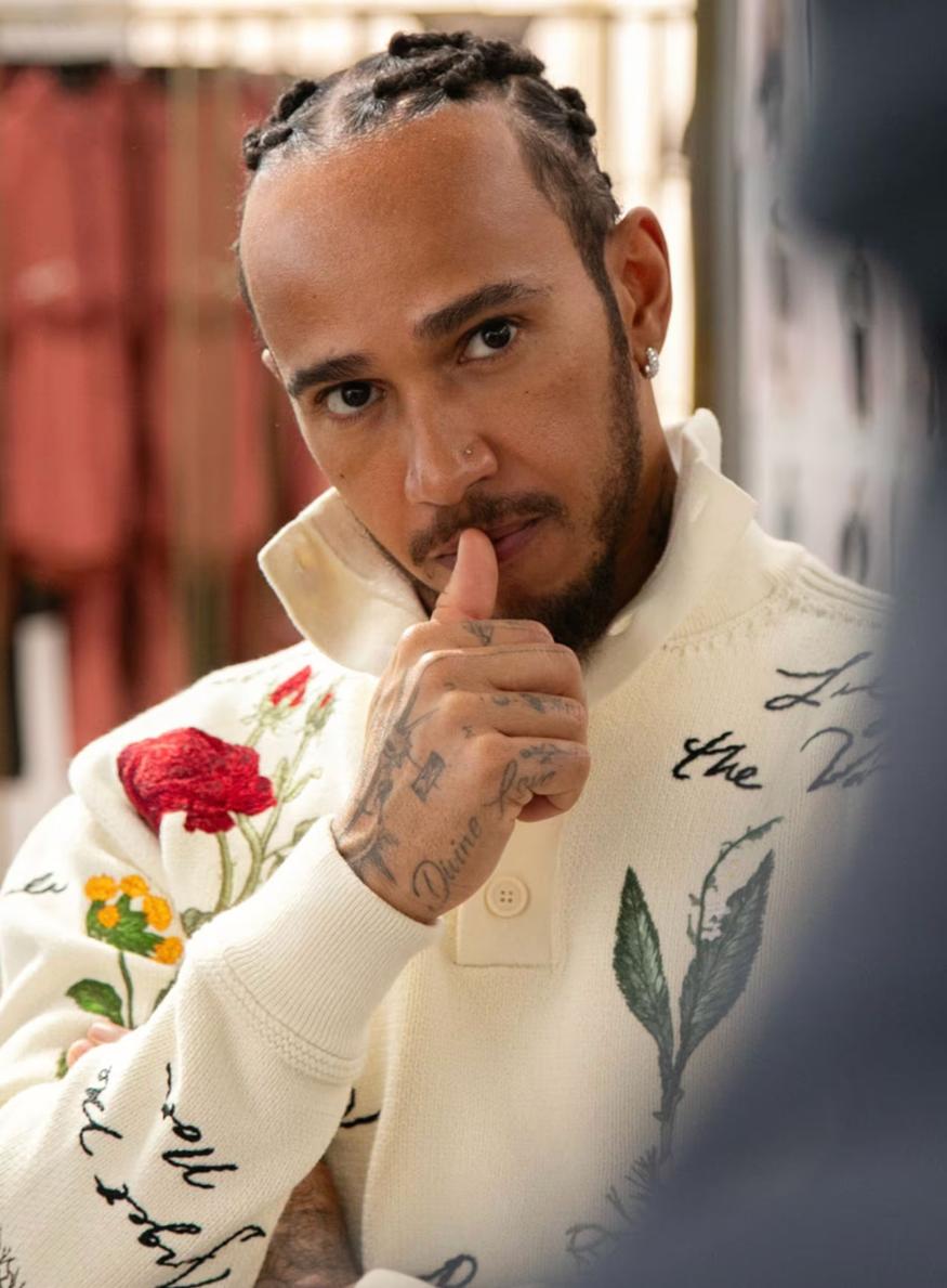 Lewis Hamilton pour Dior luxe