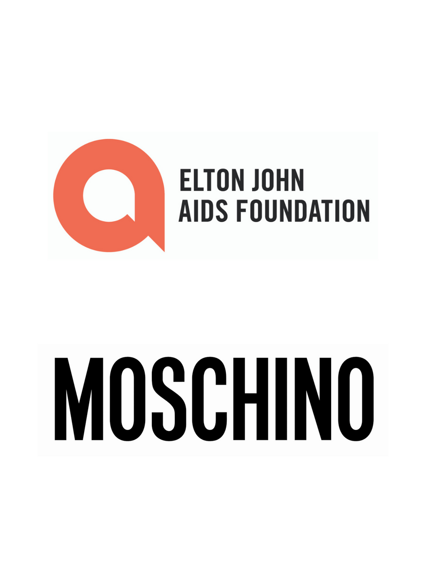 moschino elton john fondation aids
