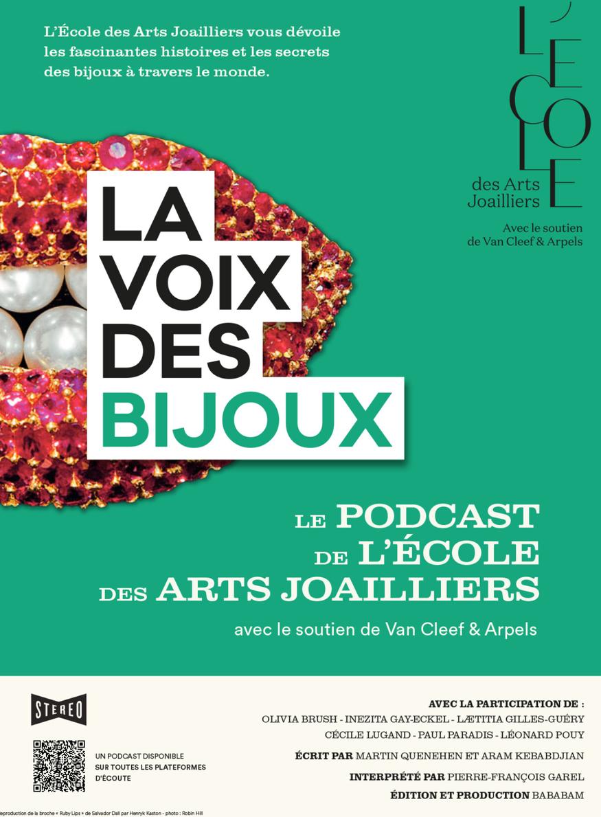 podcast la voix des bijoux ecole des arts joailliers